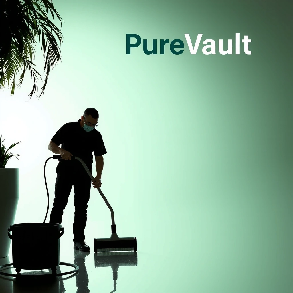 Professional cleaning team in action